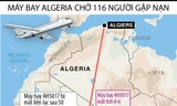 [ĐỒ HỌA] Hành trình máy bay Air Algerie gặp nạn