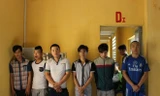 Nhóm gây gối bị cơ quan công an bắt giữ.