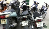 Xe máy mà bọn chúng đã cướp.