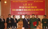 Ban Kinh tế Trung ương và Bộ Quốc phòng phối hợp công tác 