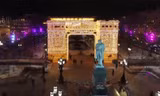 Moscow lộng lẫy trong ánh đèn trước thềm năm mới