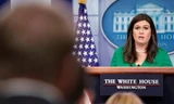Phát ngôn viên Nhà Trắng Sarah Sanders. Ảnh: Reuters