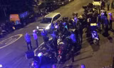 Hiện trường một vụ tấn công bằng axit ở đông London. Ảnh: Reuters