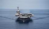 Tàu sân bay USS Carl Vinson. Ảnh: Reuters