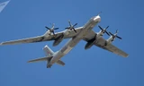 Máy bay ném bom mang tên lửa chiến lược của Nga Tupolev-95MS. Ảnh: Sputnik
