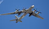 Máy bay ném bom mang tên lửa chiến lược của Nga Tupolev-95MS. Ảnh: Sputnik