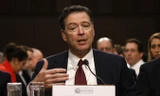 Ông James Comey cung cấp lời khai trước Ủy ban Tình báo Thượng viện. Ảnh: Reuters