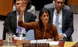 Đại sứ Mỹ tại Liên Hợp Quốc Nikki Haley. Ảnh: Reuters