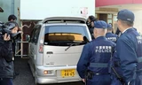 Chiếc xe chở khách mini của nghi phạm Kyoshige Shibuya. Ảnh: Kyodo