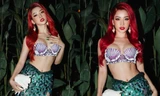 Sao Việt hóa trang mùa Halloween: Chi Pu làm nàng tiên cá nóng bỏng nhất đại dương