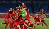 Trực tiếp bóng đá nữ Olympic Thụy Điển - Canada 1-1 (2-3): Đội nữ Canada trên đỉnh Olympic