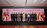Các quan chức cao cấp Asean họp trù bị cho Hội nghị các bộ trưởng Ngoại giao Asean lần thứ 52 và các hội nghị liên quan. ảnh: BNG 