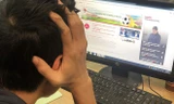 Khách hàng gặp khó khăn khi vào trang web của Liên đoàn Bóng đá đặt mua vé. ảnh: hồng vĩnh