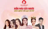 Dàn ca sĩ, người đẹp tham dự Ngày hội hiến máu ‘Chủ nhật Đỏ’ tại trường ĐH Văn Hiến ngày 3/12