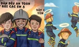 Các bạn trẻ tri ân 3 chiến sĩ cứu hỏa: Từ vần thơ đến nét vẽ lay động lòng người