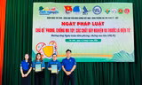 Sinh viên diễn tiểu phẩm tuyên truyền kiến thức về phòng, chống ma túy