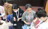 Sinh viên hưởng ứng thu gom vật liệu tái chế