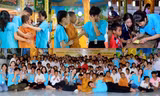 Sinh viên Văn hóa học mang yêu thương đến đồng bào Khmer tại Bình Phước