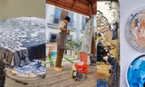 Tranh trừu tượng được vẽ từ… rác