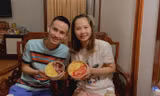 Vợ chồng anh Thành, chị Huệ hạnh phúc đời thường