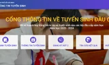 Hệ thống tuyển sinh trực tuyến năm 2023- 2024 của TPHCM. Ảnh: Nguyễn Dũng