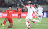 Tiến Linh (số 22) ghi bàn nâng tỷ số lên 2-0 trận Việt Nam - Lào