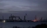 Không quân Ukraine tấn công xưởng đóng tàu Nga ở Crimea 