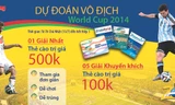 Mời bạn tham gia dự đoán chung kết World Cup 2014 trên Fanpage Tiền Phong
