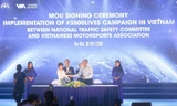 Văn phòng Ủy ban ATGT Quốc gia và Hiệp hội Thể thao xe động cơ thực hiện ký kết Chương trình phối hợp triển khai chiến dịch 3.500 sinh mạng tại Việt Nam