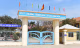 Trường THCS Long Hoà - nơi em T bị thầy Thọ đánh