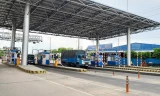 Giao thông trên QL 91 đoạn qua trạm T2 thông thoáng trước quyết định tạm dừng thu phí ngày 25-5
