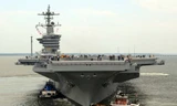Tàu sân bay USS Carl Vinson. (Ảnh: AFP/TTXVN) 