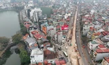 Hoàn thành GPMB hơn 1km đường Xuân Diệu sát hồ Tây