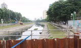 Một phần cống bao gom nước thải cho sông Tô Lịch đã hoàn thành
