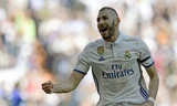 Benzema là tác giả bàn mở tỷ số cho Real.