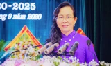Bà Lê Thị Thủy, Ủy viên Trung ương Đảng, Bí thư Tỉnh ủy Hà Nam. Ảnh: Hà Nam 