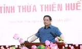 Thủ tướng Phạm Minh Chính làm việc với lãnh đạo chủ chốt tỉnh Thừa Thiên-Huế