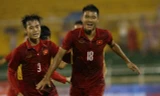 Đức Chinh ghi bàn cho U23 Việt Nam trước U23 Palestine 