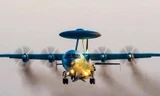 Một máy bay cảnh báo sớm KJ-500 của Trung Quốc được phát hiện ở đá Chữ Thập Ảnh: 81.com 