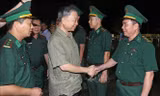 Chủ tịch nước Tô Lâm thăm cán bộ, chiến sỹ Đồn biên phòng Cửa khẩu Sóc Giang