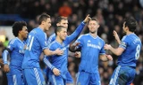 Hazard ăn mừng cú hat-trick vào lưới Newcastle