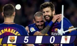 Vắng Messi, Barca vẫn thắng 5 sao ở Cúp Nhà vua