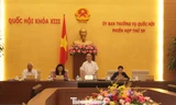 Ủy ban Thường vụ Quốc hội tổ chức phiên họp thứ 39. Ảnh: Dũng Nguyễn