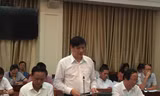 Đại diện các cơ quan công bố báo cáo về môi trường biển và việc khai thác, sử dụng hải sản tại vùng biển Hà Tĩnh, Quảng Bình, Quảng Trị và Thừa Thiên Huế.