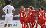 Tuyển bóng đá nữ Việt Nam thắng trận thứ hai liên tiếp ở SEA Games 2017. Ảnh: Vnexpress 