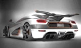 Bức ảnh chụp phía sau Koenigsegg One:1