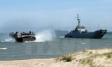 Tàu hải quân NATO tham gia tập trận trên biển Baltic hồi tháng 6/2015.