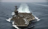 Tàu sân bay USS Theodore Roosevelt của hải quân Mỹ. Ảnh: Reuters 