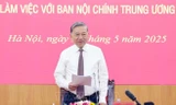 Tổng Bí thư Tô Lâm chủ trì làm việc với Ban Nội chính Trung ương 