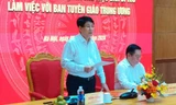Thường trực Ban Bí thư Lương Cường làm việc với Ban Tuyên giáo Trung ương 
